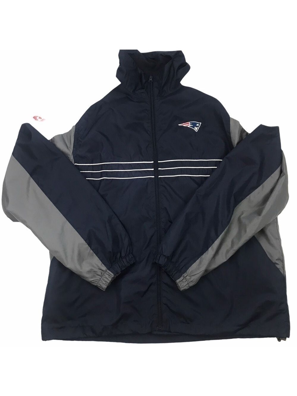 REEBOK Me's Large New England Patriots Genuine Lightweight Windbreaker J…